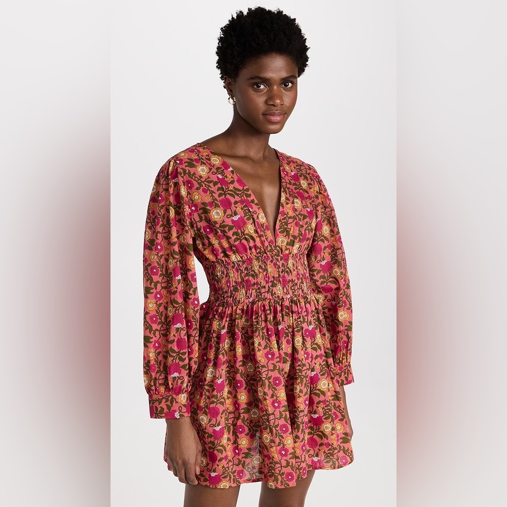 Mille Claudia Dress in Pink Passionfruit
